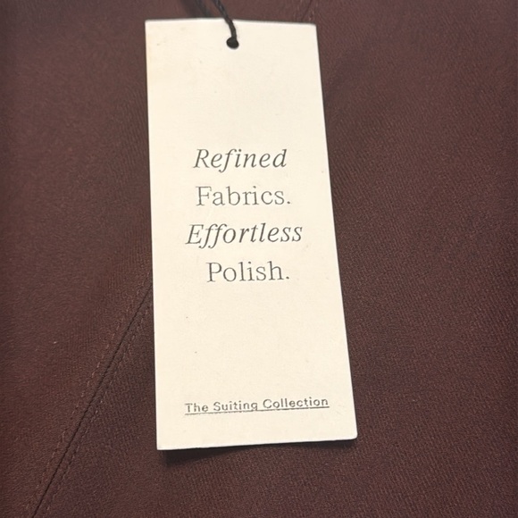 NWT Ann Taylor The Suiting Collection Burgundy Wine Lined Pencil Skirt Size 14 - Picture 10 of 12